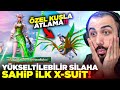 ÖZEL SİLAHA SAHİP İLK 8 SEVİYE X-SUİT!! 😮 (UÇAKTAN ÖZEL KUŞLA ATLIYOR!) | PUBG MOBILE