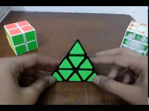 SOLVING PYRAMID CUBE FIRST TIME - YouTube
