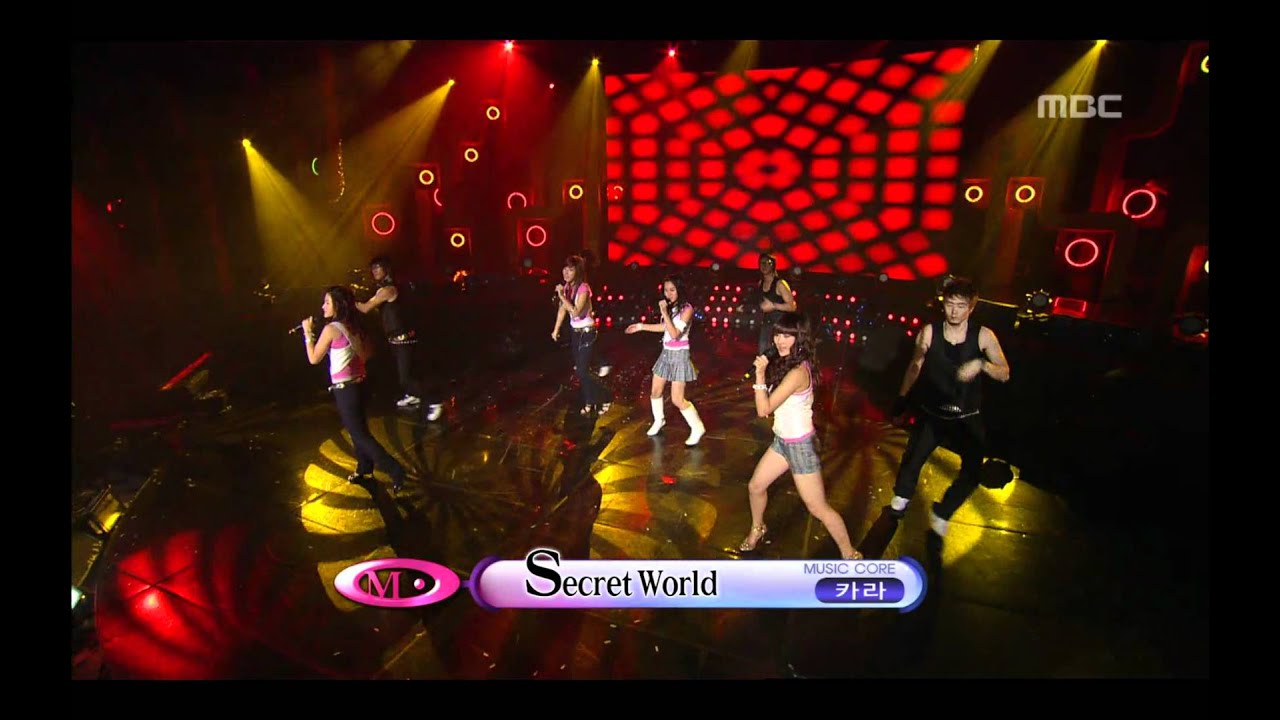 KARA - Secret World, 카라 - 시크릿 월드, Music Core 20070901