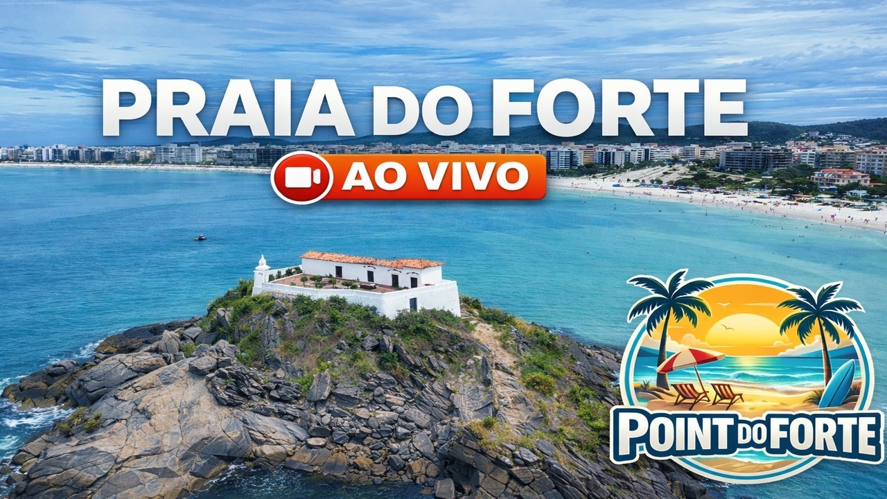 Praia do Forte – Cabo Frio Live Webcam — Cabo Frio, Rio de Janeiro live camera thumbnail