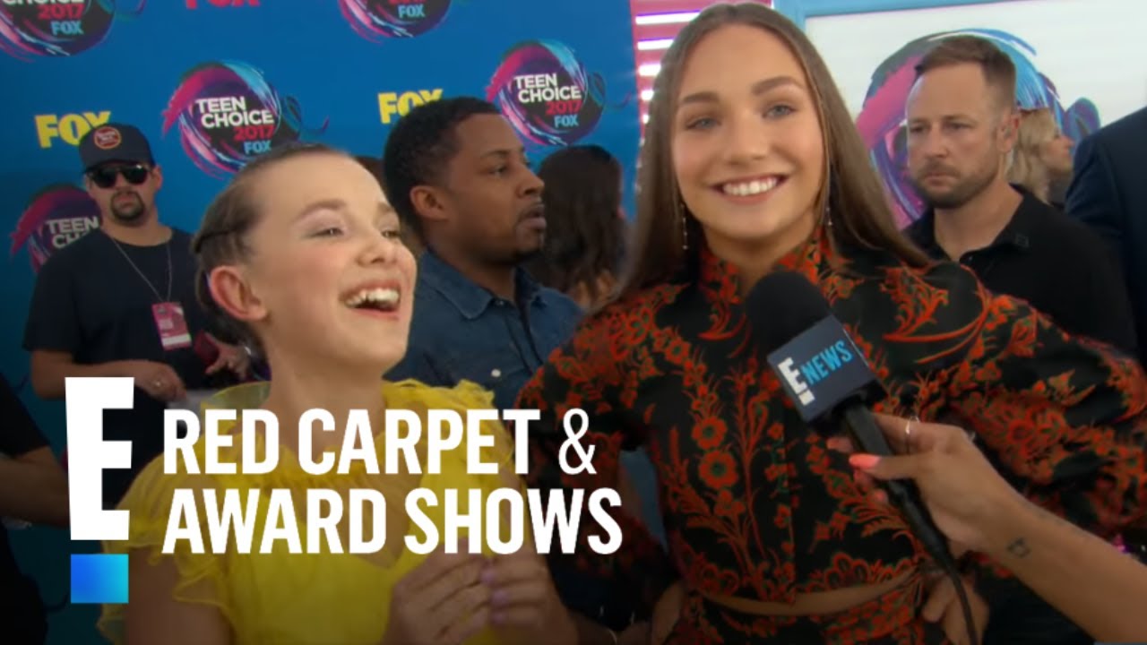 Maddie Ziegler & Millie Bobby Brown Are Totally BFFs | E! Red Carpet & Award Shows