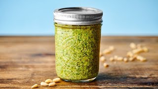How to Make Easy Homemade Basil Pesto