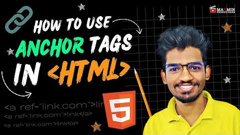 How to Use Anchor Tag in "HTML"? | Beginner
