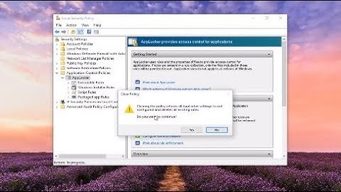 How to Clear Applocker Policy in Windows 10/8/7 [Tutorial]