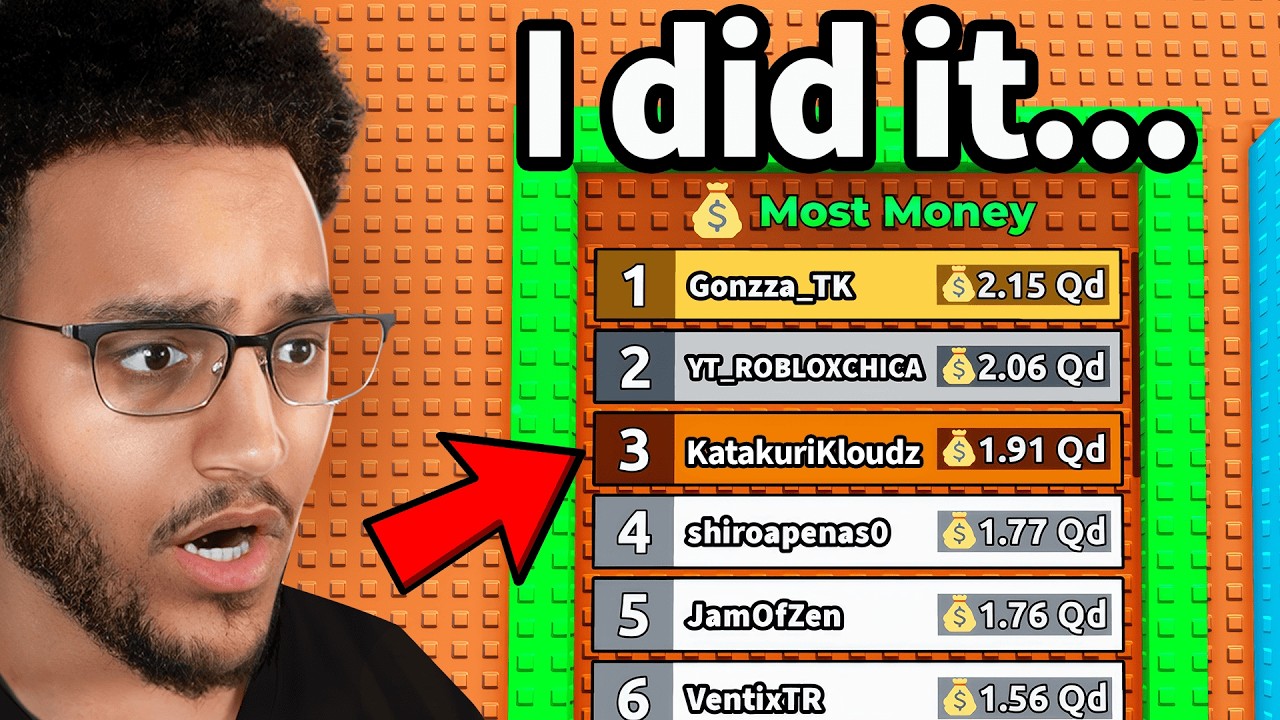I Got on TOP Leaderboards in Escape Tsunami For Brainrots!