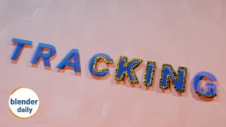Letters: text tracking, using Delete Geometry | blender geonodes fields daily, tip 26