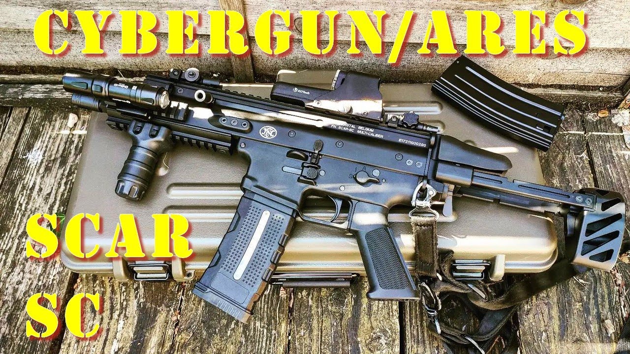 Airsoft- Cybergun/Ares - SCAR SubCompact [French] - YouTube