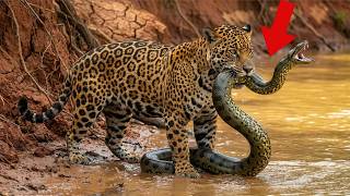 JAGUAR vs CAIMAN: The Deadliest Battle in the Amazon Rainforest Hostile Jungle (Ultra HD 8K)