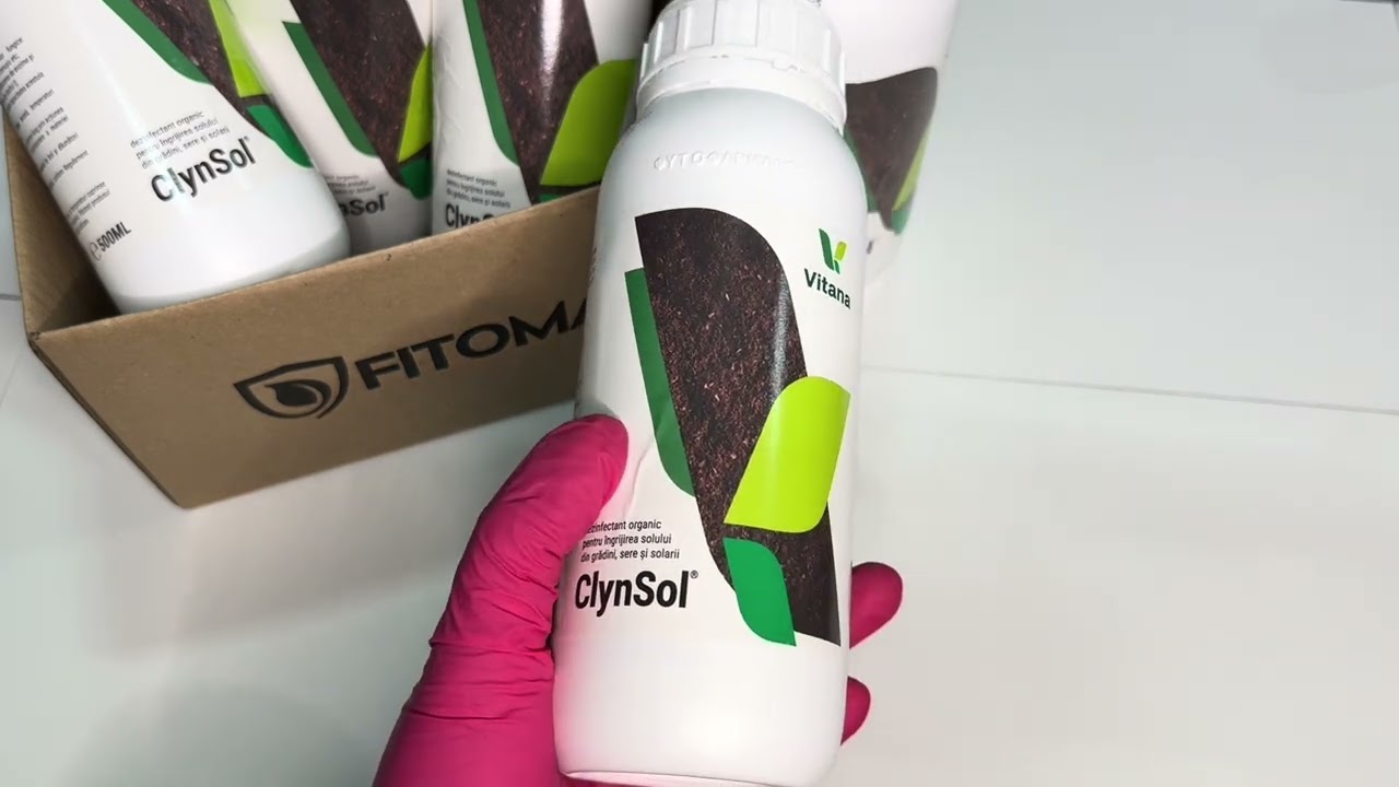 Dezinfectant organic pentru ingrijirea solului din gradini, sere si solarii CLynSOL