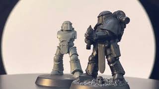 Pt. 4 Horus Heresy Space Marine true scale conversion Mark III tutorial 30k 40k
