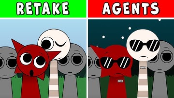 Incredibox Sprunki Retake🫠 But Agent 😎 Sprunkis Version - Normal vs Horror