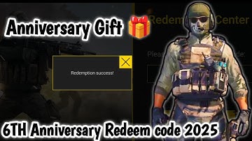 CODM 6TH ANNIVERSARY NEW WORKING REDEEM CODE 2025 | CALL OF DUTY NEW REDEEM CODE CODM 2025