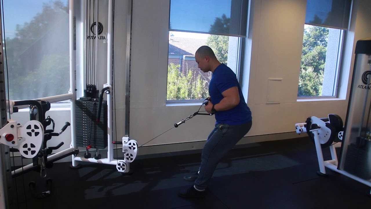 Cable bent over row YouTube