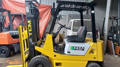 Giới thiệu xe nâng chạy dầu TCM 1,5 tấn, nguyên zin đầy đủ