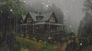 Fall Asleep With The Soothing Sounds Of Rain And Thunder | Rain Sounds For Sleeping ASMR