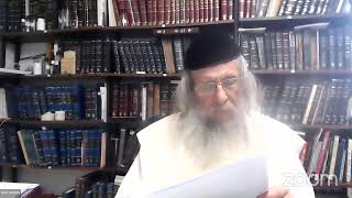 הרה"ג הרב ווכטר שליט"א כ' שבט תשפ"א - תורה אור מאמר ד"ה חייב איניש לבסומי חלק ג'