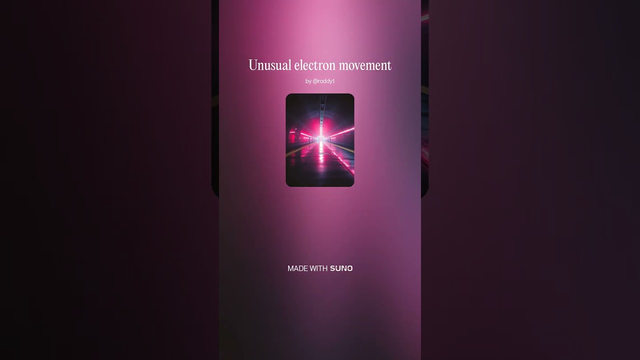 Unusual electron movement