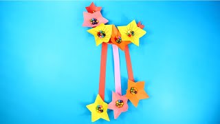 Beautiful Handmade Wall Hanging Craft Idea!  Easy DIY Diwali Decoration Ideas  2022