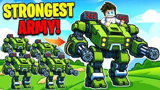 Mini Warで最強のメカを買って最強の軍隊を作った！ screenshot 5