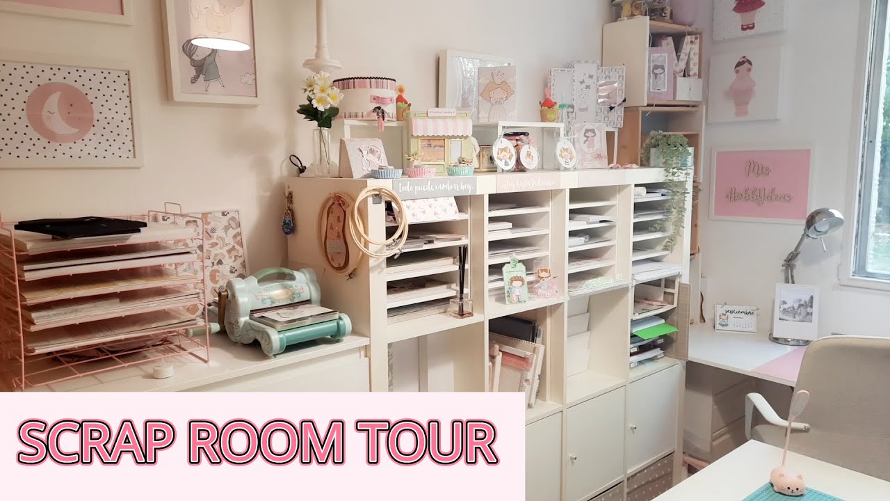▶️SCRAPROOM TOUR 2024🎨Os enseño mi rinconcito creativo!