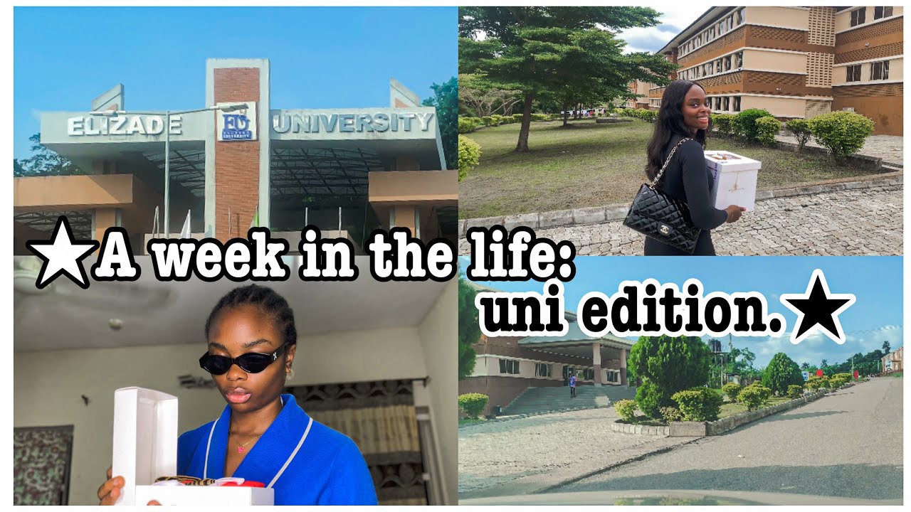 A WEEK IN THE LIFE OF A UNI STUDENT:Nigerian university vlog|Elizade university|Biochemistry.