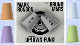 Vaso rítmico. Bruno Mars. Uptownfunk.