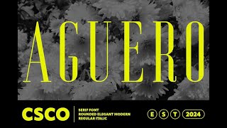 Aguero Serif Rounded Font Download Aguero Serif Rounded Font Download