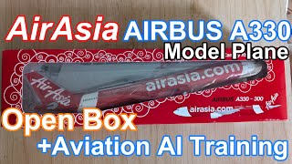 Open box review of AirAsia A330 Model Plane