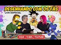 Aprenda a desenhar o Goku, Flanders,  Gary e Zulmi AO VIVO!
