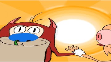 old unfinished ren & stimpy animation i made (2020)