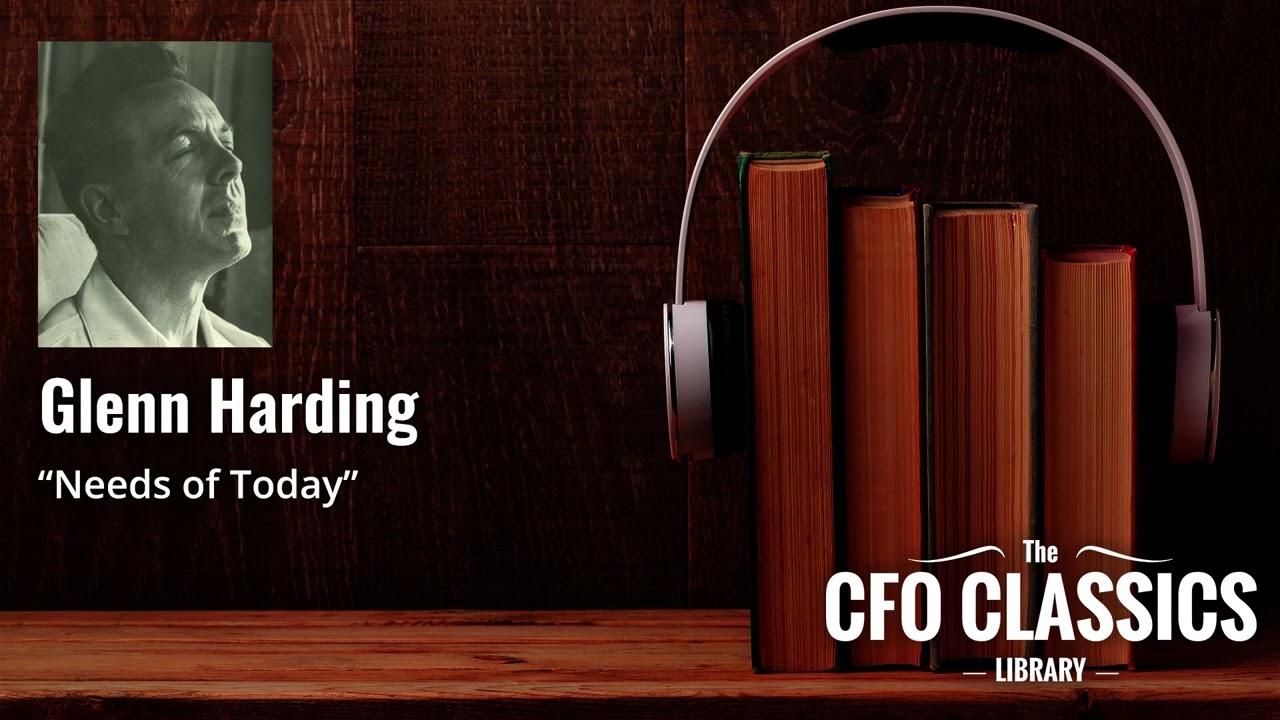 "Needs of Today" by Glenn Harding