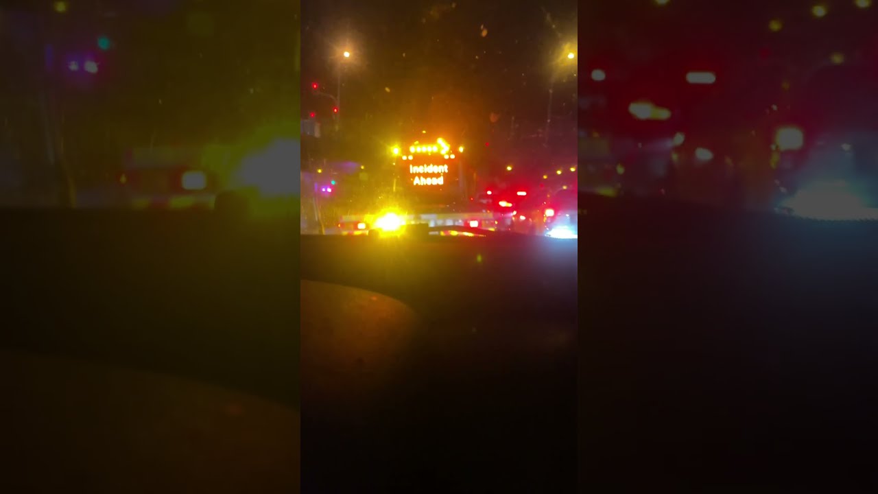 Monday 26th May 2025 Incident With 3 Cars And A Bus Vehicle On Its Roof Ernest St Overpass 