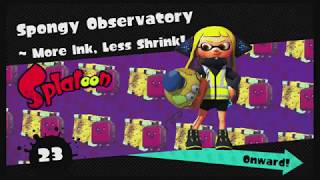 Splatoon 1 Spongy Observatory (23) NG+ Speedrun World Record 1m 29s 050ms