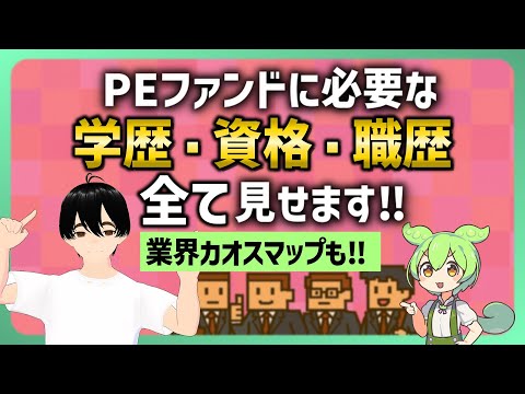 超高年収PEファンド（投資会社）転職に必要な学歴、資格、職歴全部見せます！カオスマップも！
