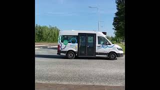 Arriva Tribus Civitas 6916 vertrekt op het station van Geldermalsen!