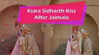 Kiara Sidharth Kiss After Jaimala