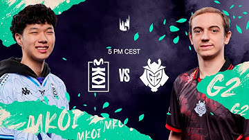 MKOI vs. G2 | 2025 LEC Summer Playoffs - Upper Bracket Round 2