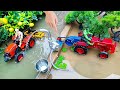 Diy tractor mini cultivator machine with mini water pump science project