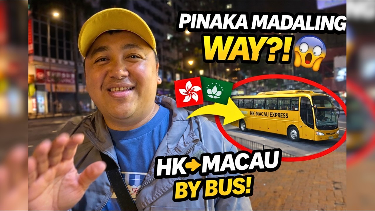 Hong Kong to Macau by BUS (DIY Guide 2026) 🇭🇰🇲🇴 Step-by-Step for First Timers | No Ferry Needed!