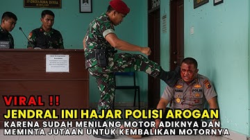 VIRAL‼️JENDRAL KOPASSUS HAJAR POLISI AROGAN KARENA MENILANG MOTOR ADIKNYA, BERAKHIR TRAGIS‼️
