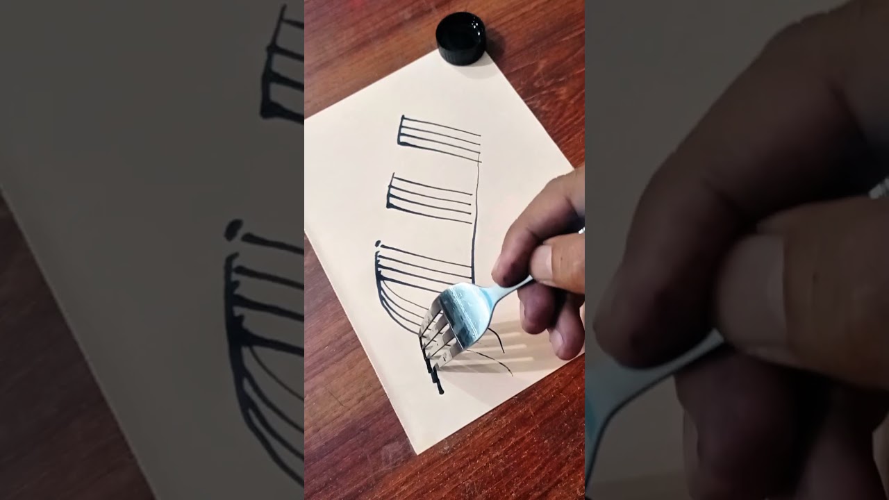 Spoon Calligraphy Art Featuring Allah | Arabic Lettering #Shorts