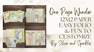 One Page Wonder Tutorial #90 So Easy (And Totally Customizable!)