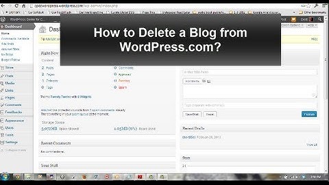 How to Delete a WordPress.com site Permanently
