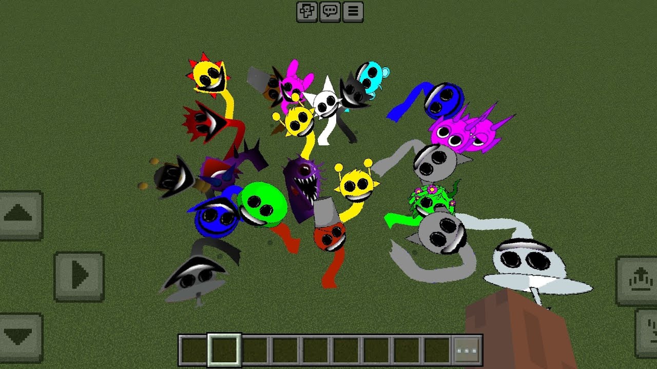 All Sprunki Incredibox is Durple Phase 3 and 4 in Minecraft 