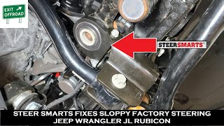 Steer Smarts fixes sloppy steering!  Jeep Wrangler JL Rubicon brace installation by ExitOffroad 2,868 views 10 months ago 10 minutes, 25 seconds