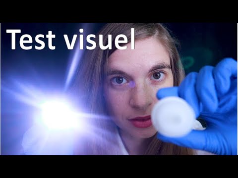 [ASMR] ROLEPLAY Ophtalmologue - Médecin des yeux - eyes exam, test visue, lumière