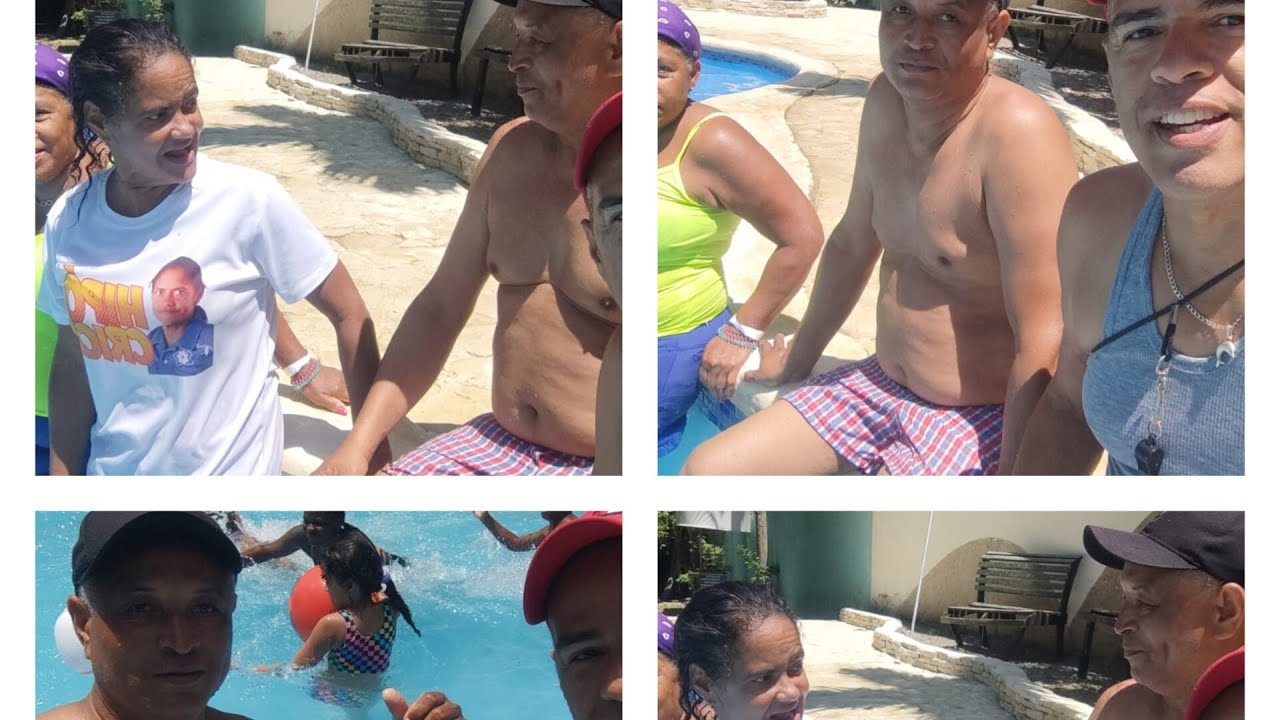 De piscina  con Paulina Nancy Antonio y shaira 
