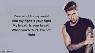 One Time - Justin Bieber (Lyrics)