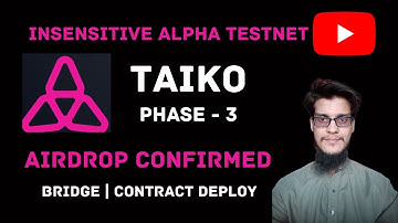 Taiko Alpha Testnet ( Phase 3 ) Insensitive Testnet Airdrop | How to Deploy Contract