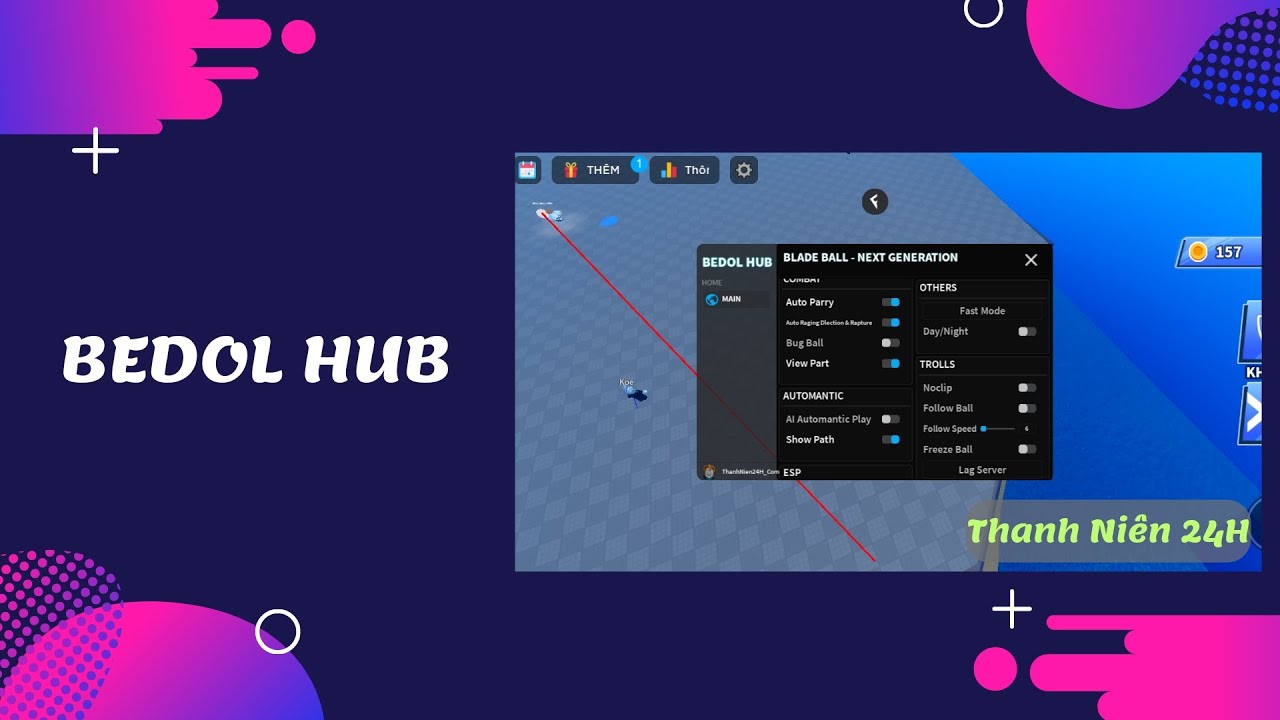 🔥 Blade Ball | Script BEDOL HUB Auto Win 100% & Fluxus V41 No Key Fix ...